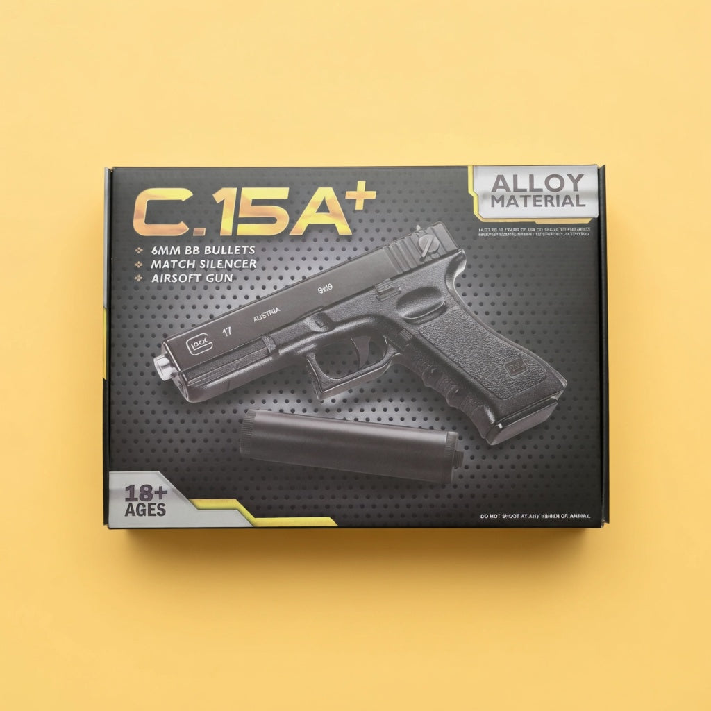 სათამაშო - GLOCK 17 - Model C15A+