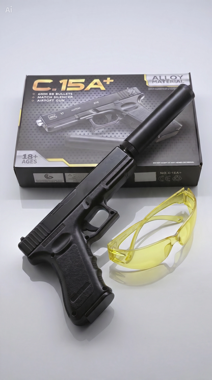 სათამაშო - GLOCK 17 - Model C15A+